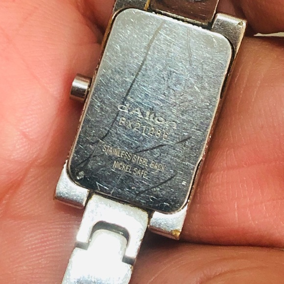 d'Alton Silver Rectangular Watch - Picture 4 of 7